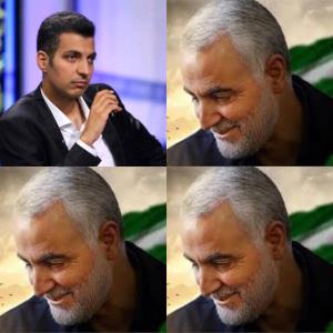 دل نوشته عادل فردوسی پور برای سردار سلیمانی