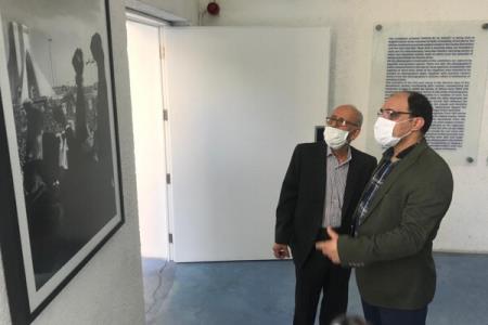 بازدید مدیرعامل موسسه هنرمندان پیشكسوت از عكس از م صیاد